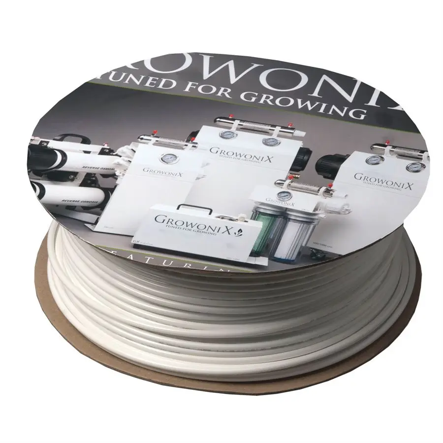 Growonix White Tubing 1/4" X 25'