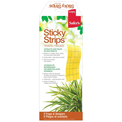 [SP-SFR-STKY-STRP-x5-R2] Safer's Sticky Strips Traps (x5)