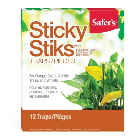 [SP-SFR-STKY-STCK-x12-R2] Safer's Sticky Sticks Traps (x12)