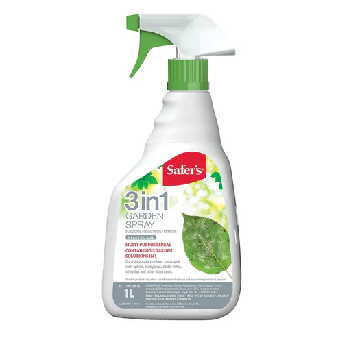[SP-SFR-3i1-GRDN-1L-R1] Safer's 3-in-1 Garden Spray Ready - To- Use (1L)