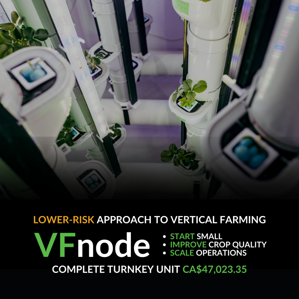 VFnode lower-risk approach to vertical farming